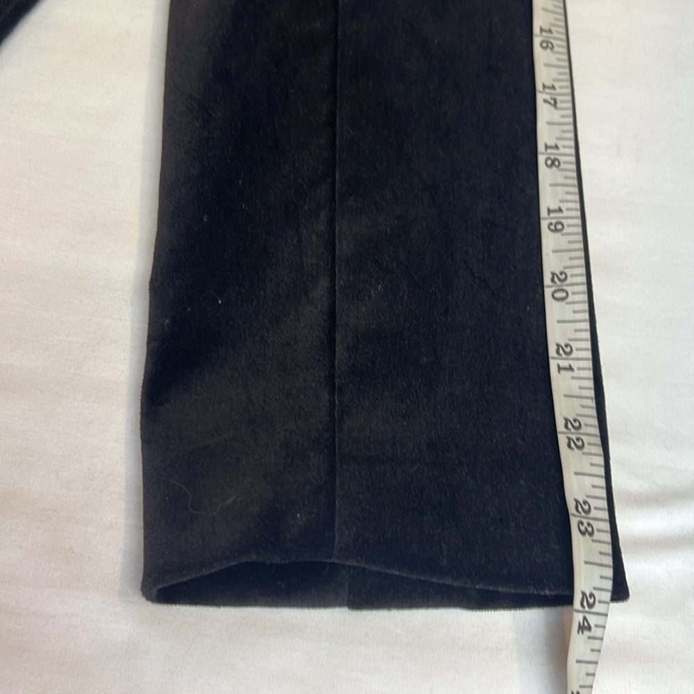 Rafaela Velvet Two Button Black Y2K Stretch Blazer SZ 6 New - Picture 11 of 13